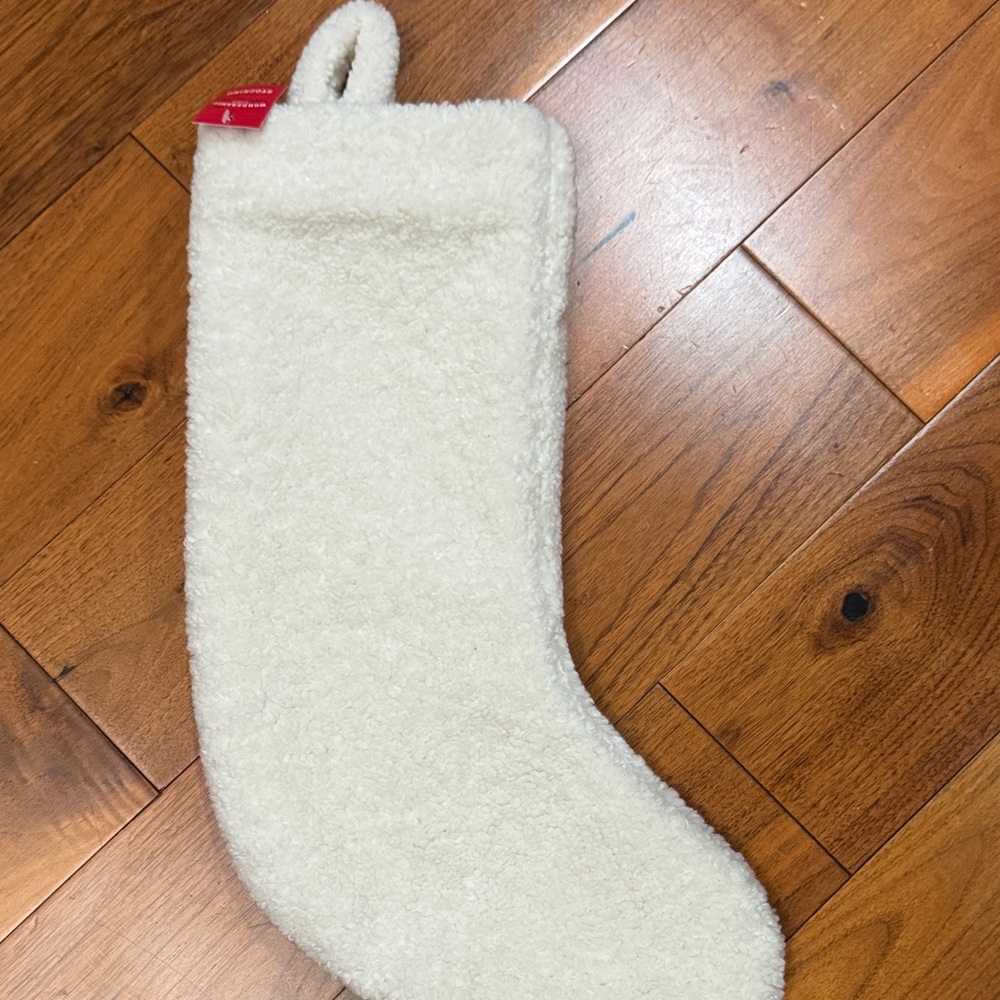 Wondershop Fluffy White Stocking